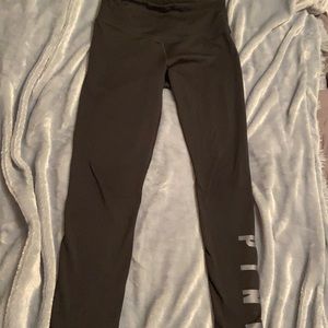 PINK brand fleece black leggings